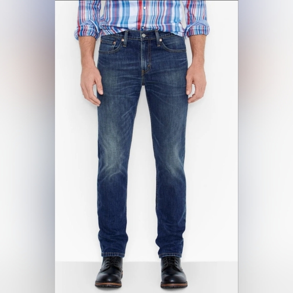 Levi's 511 Slim Stretch Mens 33x32  Lower Rise Denim Jeans - Picture 1 of 12